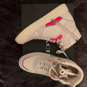 Coach Wedge Sneaker Bright Pink /Off White-
